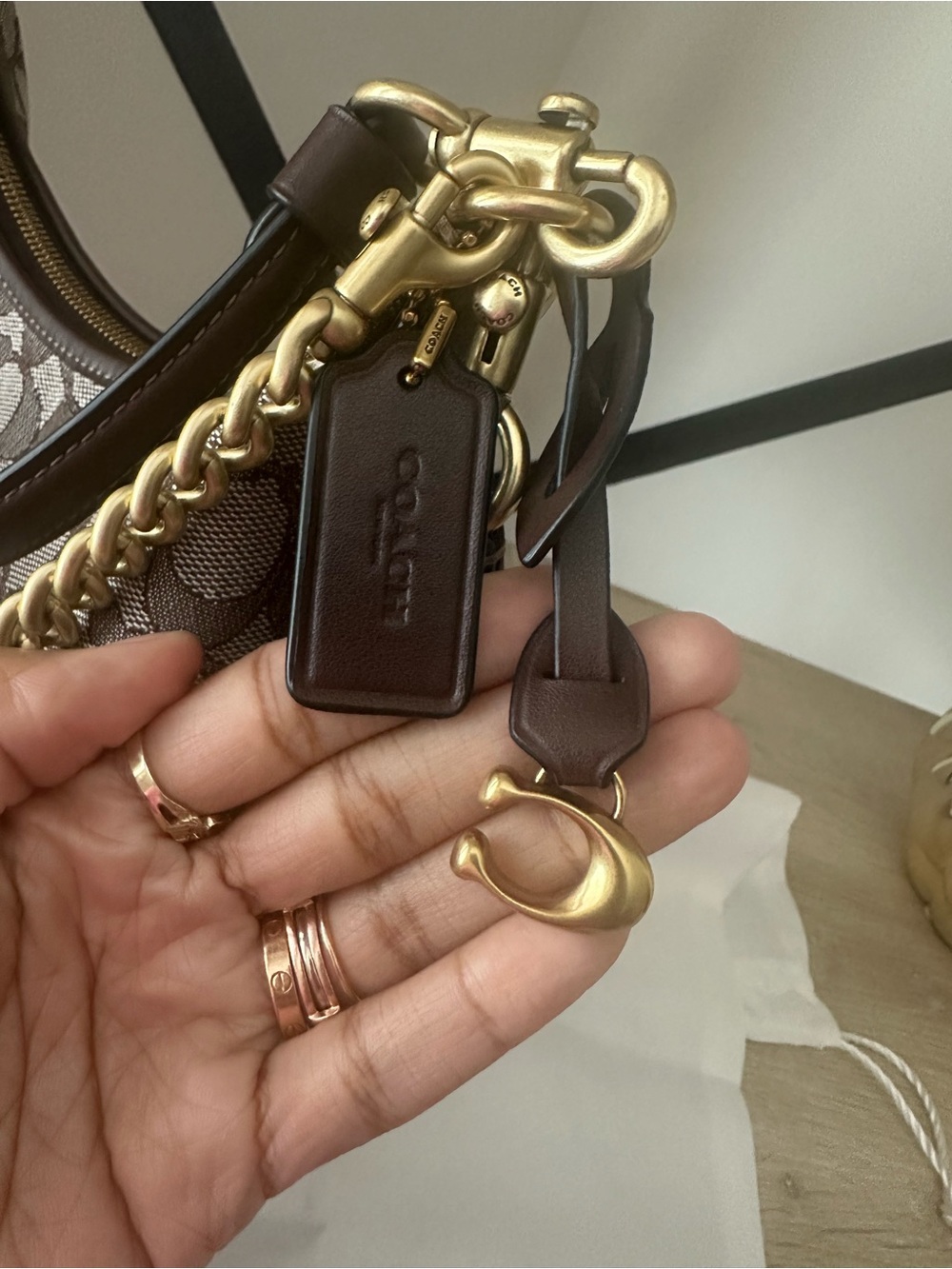 Coach Juliet Shoulder Bag 25 In Signature Jacquard - Picture 7 of 15